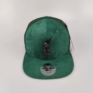 Royal Lagos Trucker Cap – Green Mesh (Gunmetal Pin)