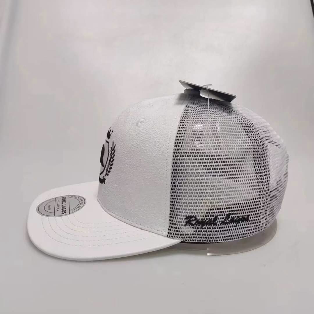 Royal Lagos Classic Cap – White & Grey - Image 2