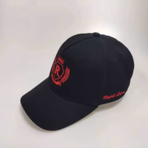 Royal Lagos Classic Cap – Black (Red Logo)