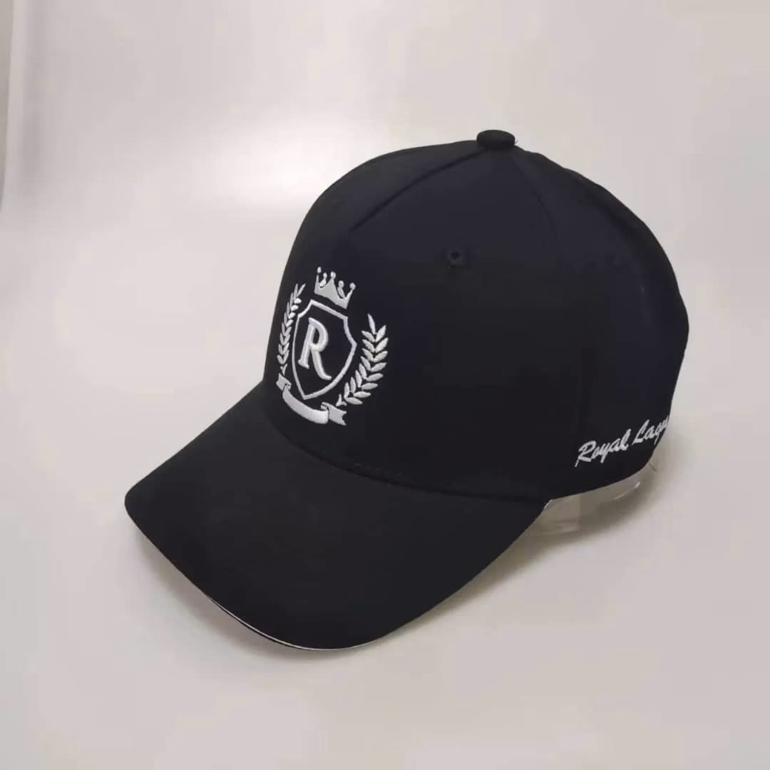 Royal Lagos Classic Cap – Black (White Logo) - Image 2
