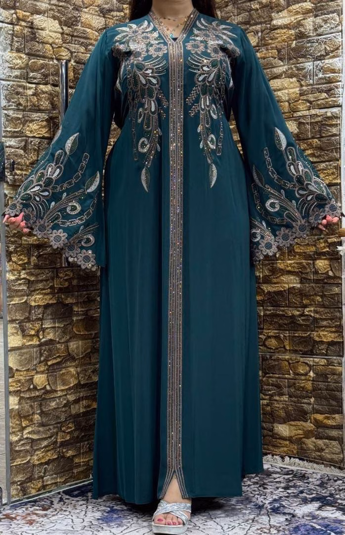 Elegant Purple Abaya - Image 4