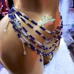 Complete set of waist bead with custom inscription