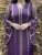 Elegant Purple Abaya