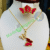 Butterfly Necklace + Earrings